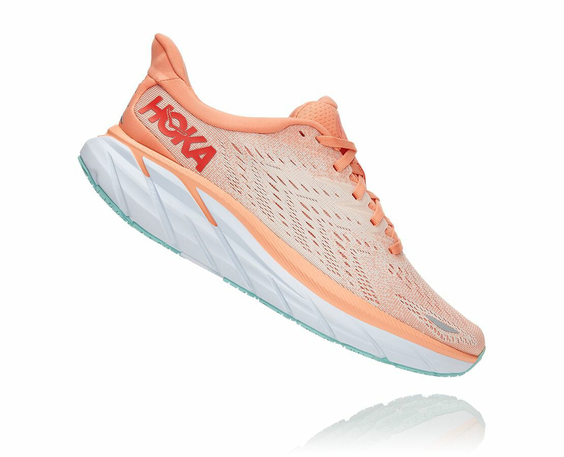 HOKA Cantaloupe / Silver Peony - Women's Clifton 8