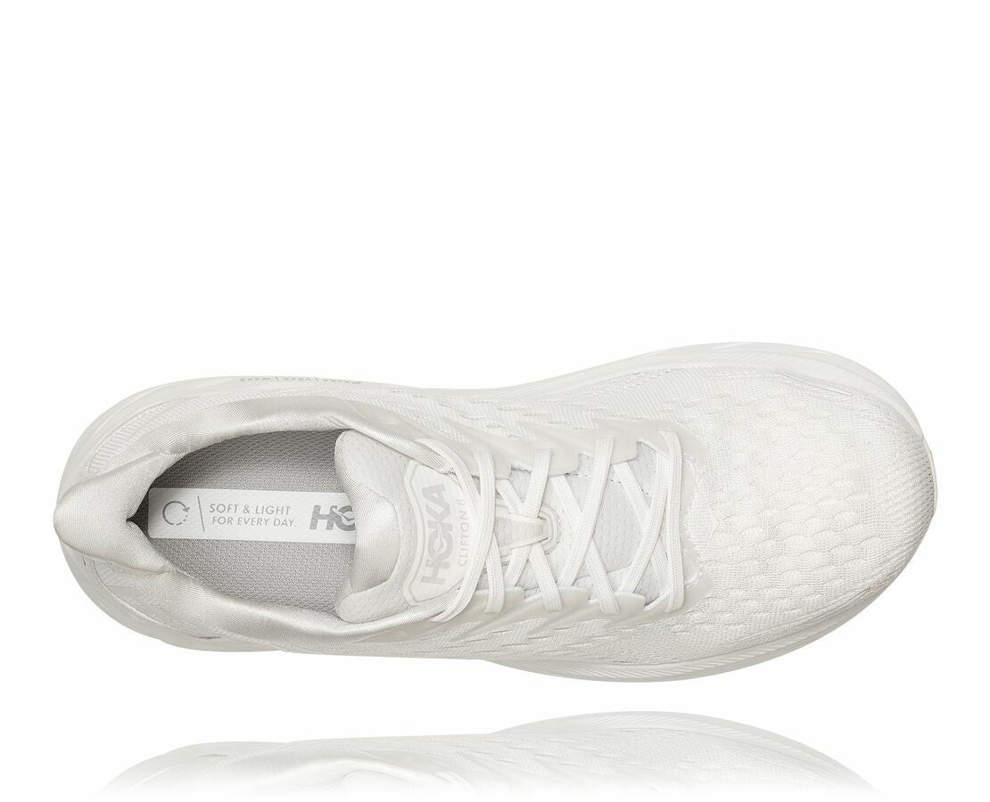 HOKA White / White - Women's Clifton 8