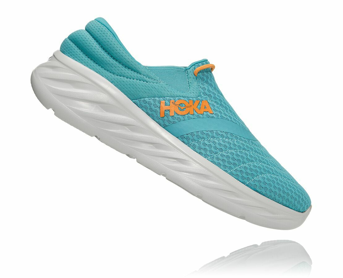 HOKA Aquarelle / Blazing Orange - Men's Ora Recovery Shoe 2