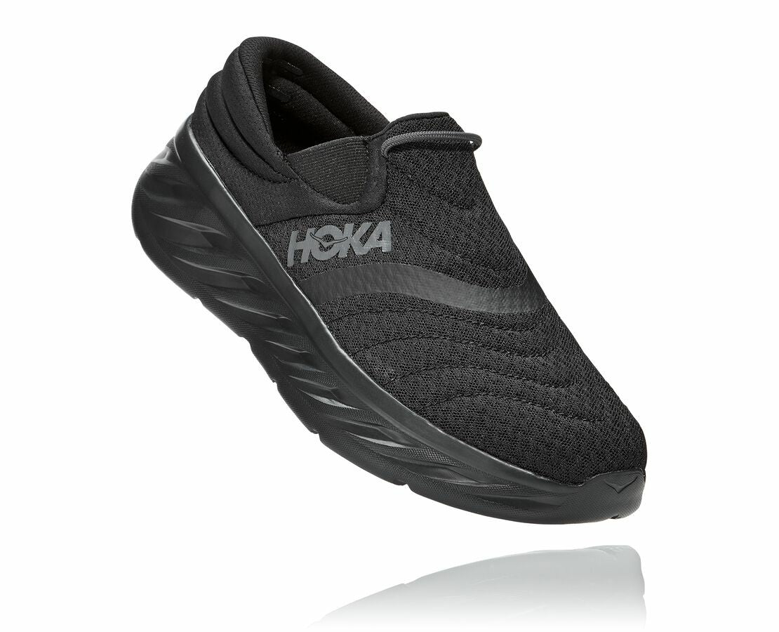 HOKA Black / Black - Men's Ora Recovery Shoe 2