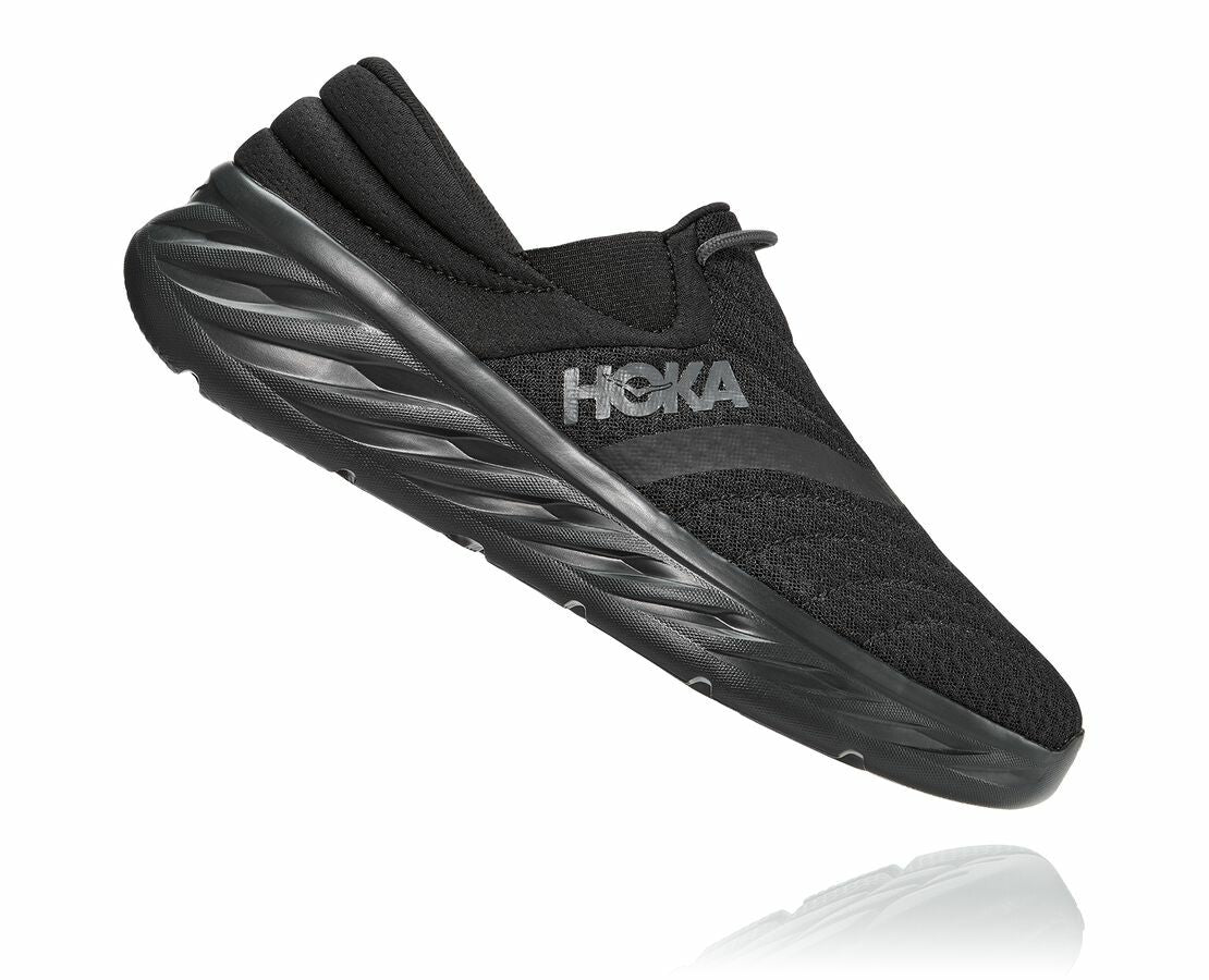 HOKA Black / Black - Men's Ora Recovery Shoe 2
