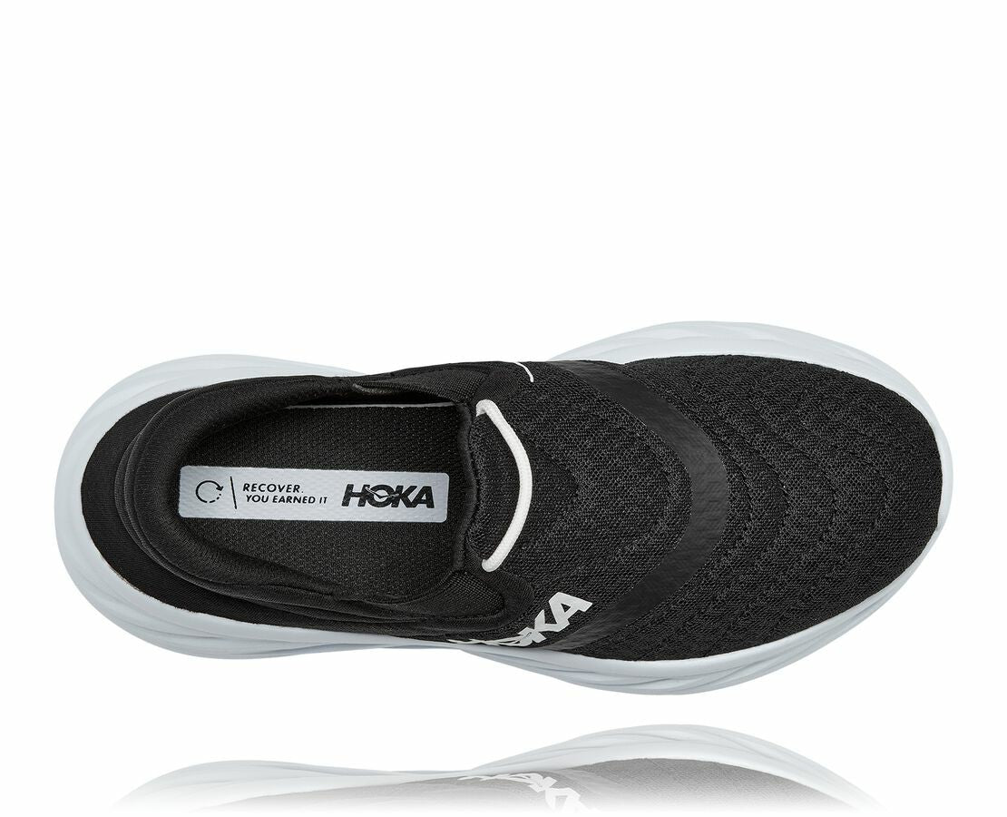 HOKA Black / White - Women's Ora Recovery Shoe 2