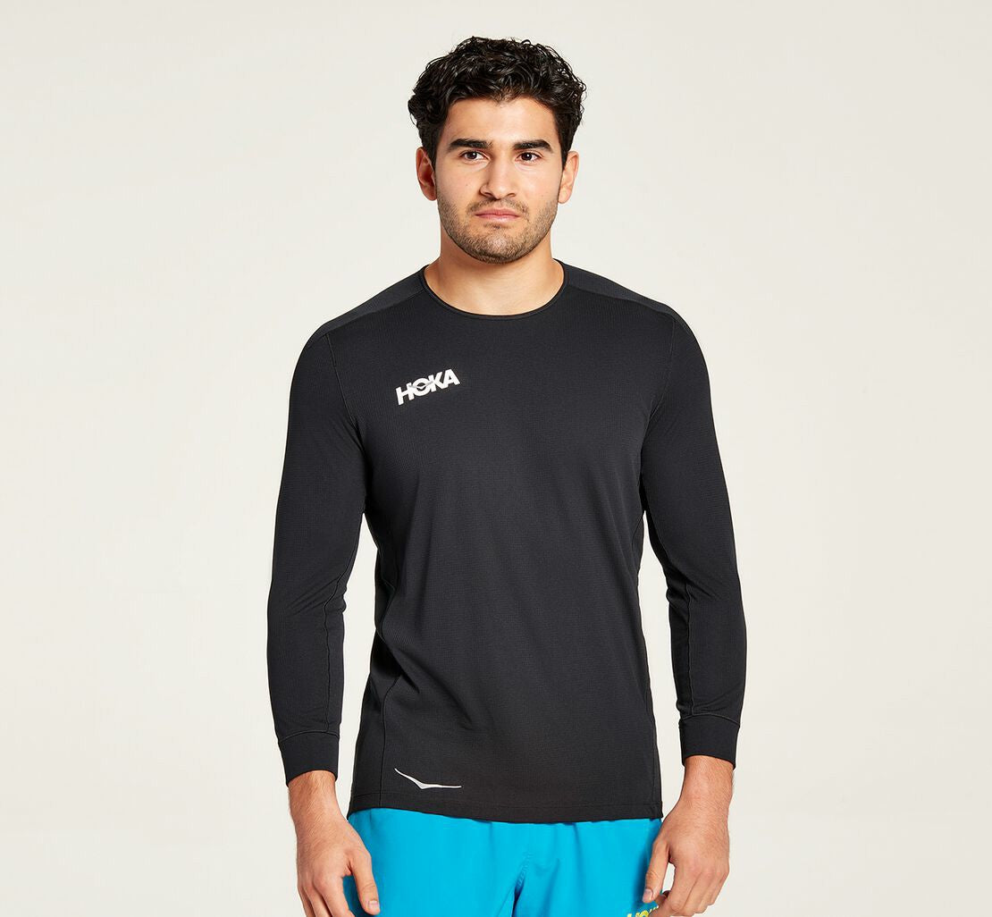 HOKA Black - Men's Performance 3/4 Sleeve