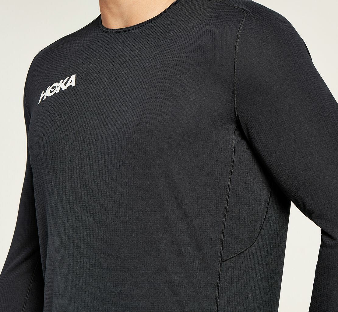 HOKA Black - Men's Performance 3/4 Sleeve