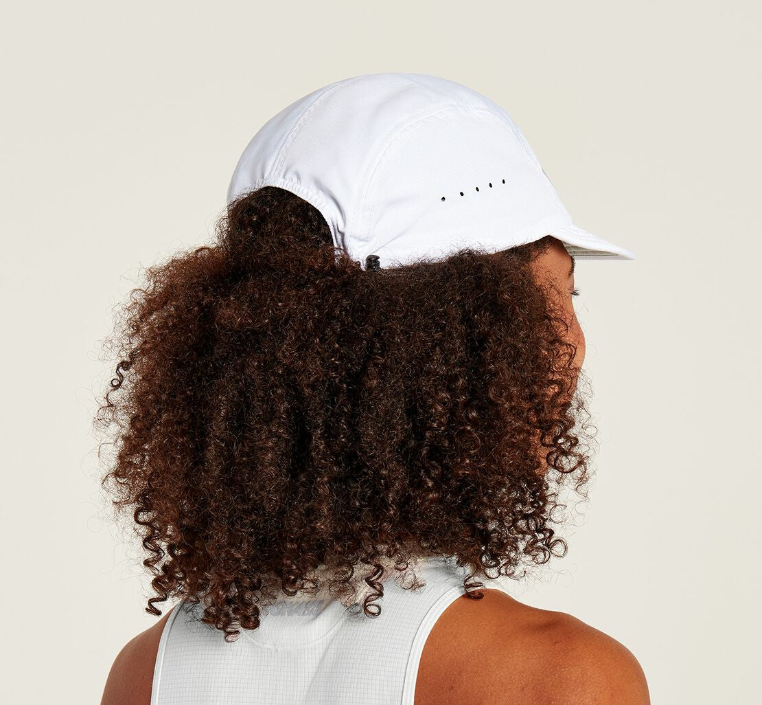 HOKA White / Castlerock - All Gender Packable Trail Hat