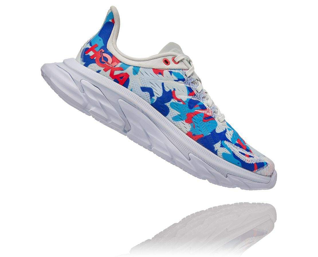 HOKA Ballad Blue / Blue Flower - All Gender Clifton Edge Geometric