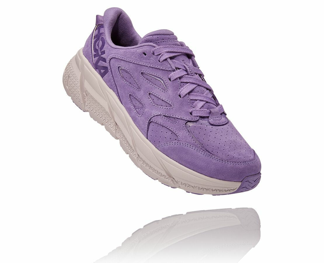 HOKA Chalk Violet / Lilac Ash - All Gender Clifton L Suede