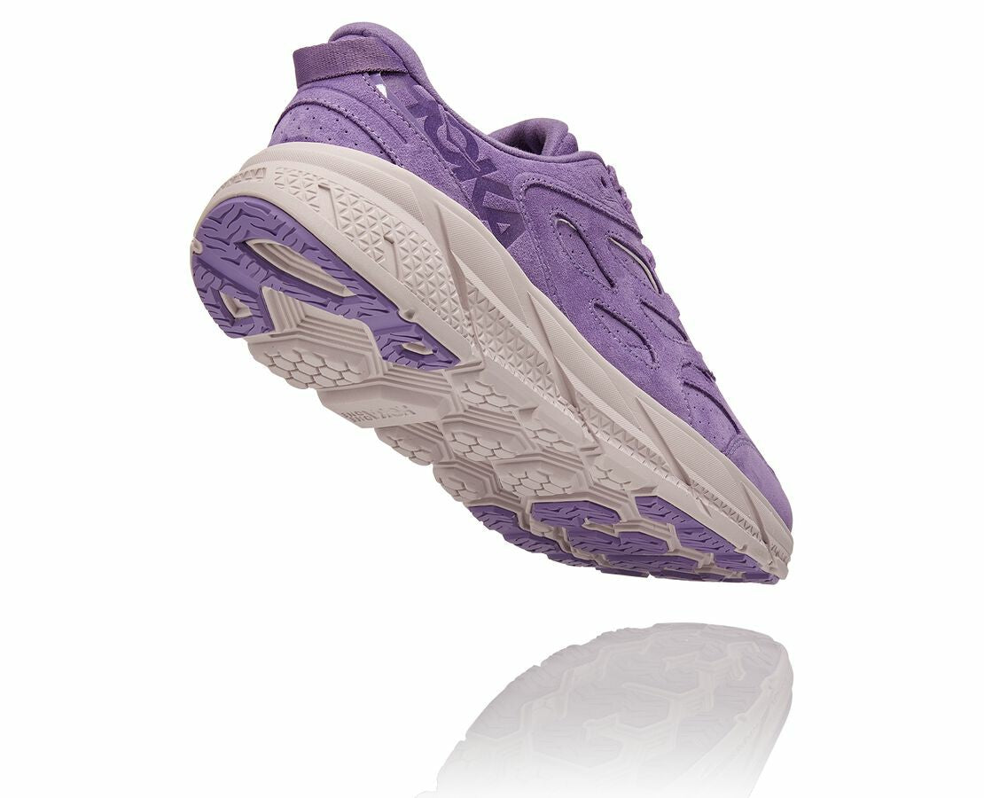 HOKA Chalk Violet / Lilac Ash - All Gender Clifton L Suede