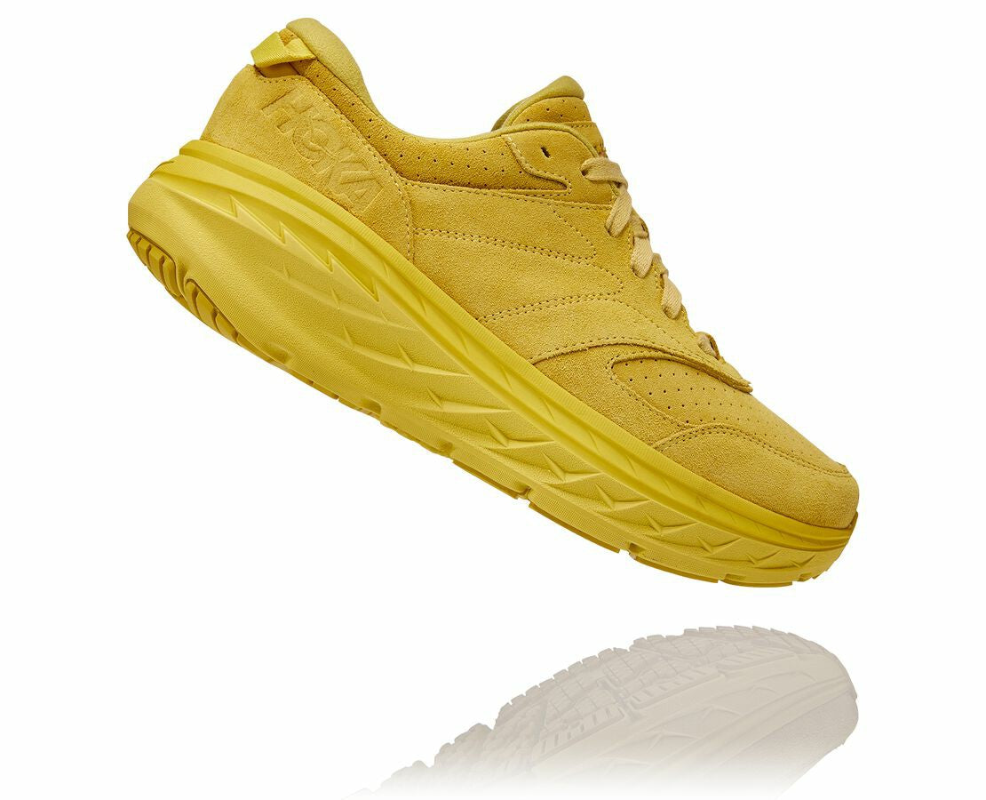 HOKA Celery / Lima Bean - All Gender Bondi L Suede