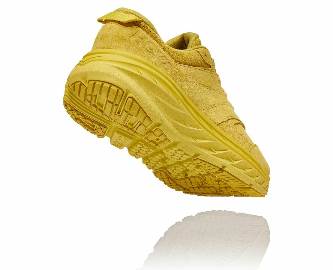HOKA Celery / Lima Bean - All Gender Bondi L Suede