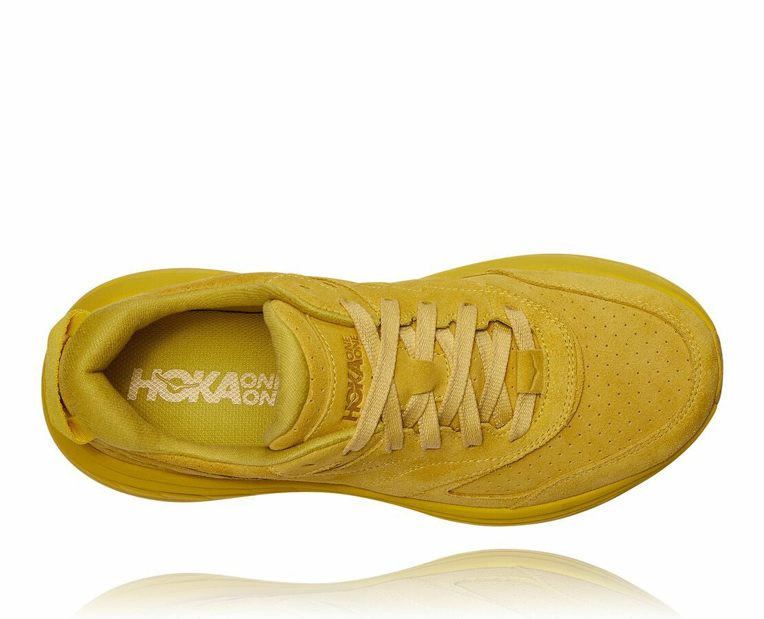 HOKA Celery / Lima Bean - All Gender Bondi L Suede