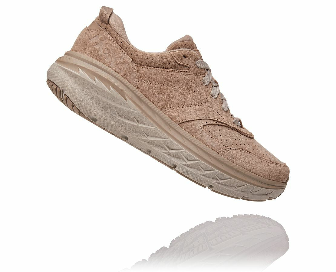 HOKA Simply Taupe / Pumice Stone - All Gender Bondi L Suede