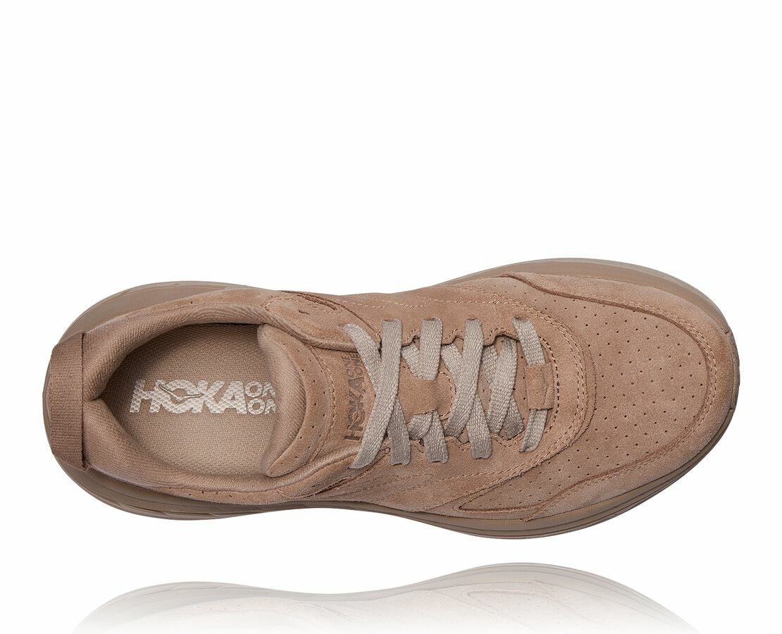 HOKA Simply Taupe / Pumice Stone - All Gender Bondi L Suede