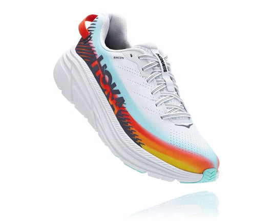 HOKA White / Evening Blue - Women's Ironman Rincon 2