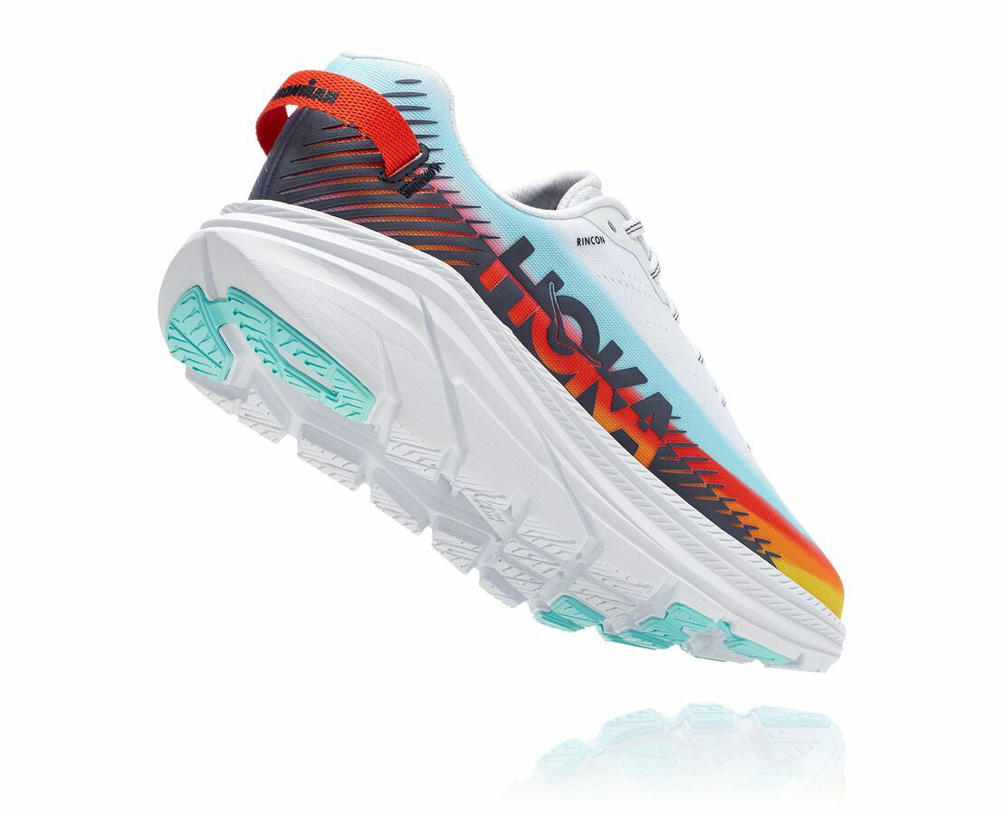 HOKA White / Evening Blue - Women's Ironman Rincon 2
