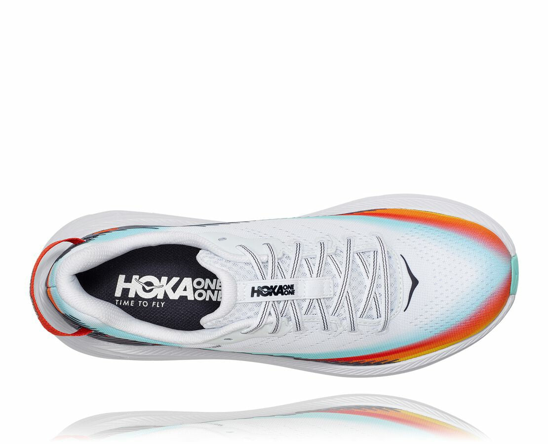 HOKA White / Evening Blue - Women's Ironman Rincon 2