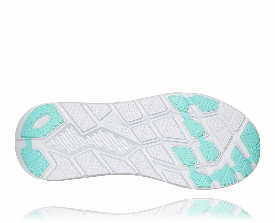 HOKA White / Evening Blue - Women's Ironman Rincon 2