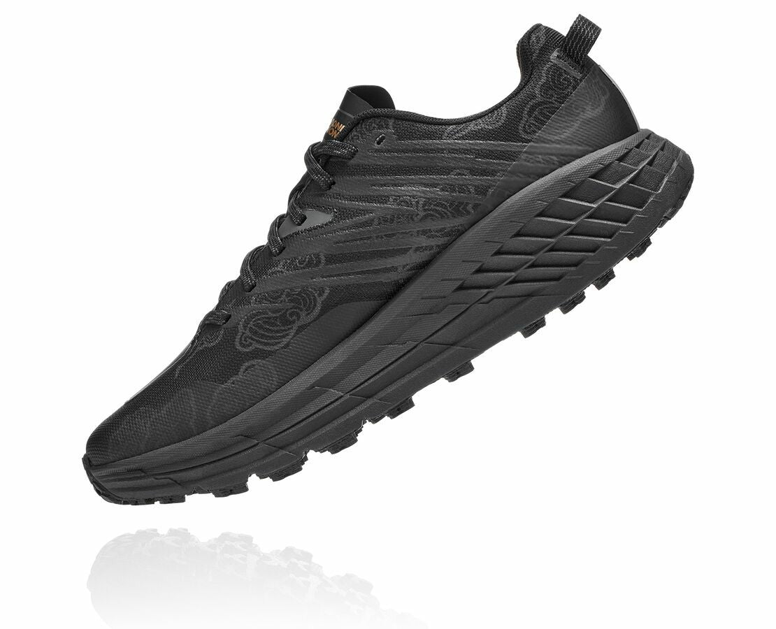 HOKA Black / Gold - All Gender Speedgoat 4 CNY