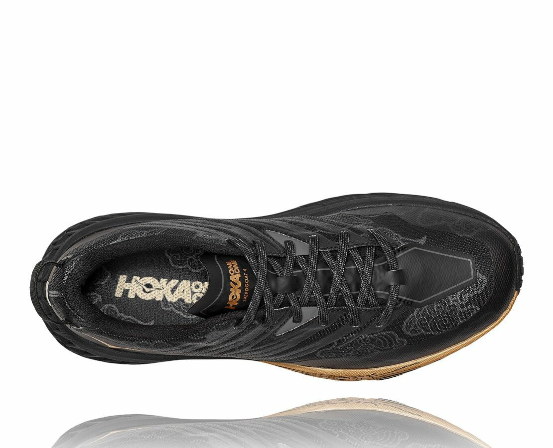 HOKA Black / Gold - All Gender Speedgoat 4 CNY
