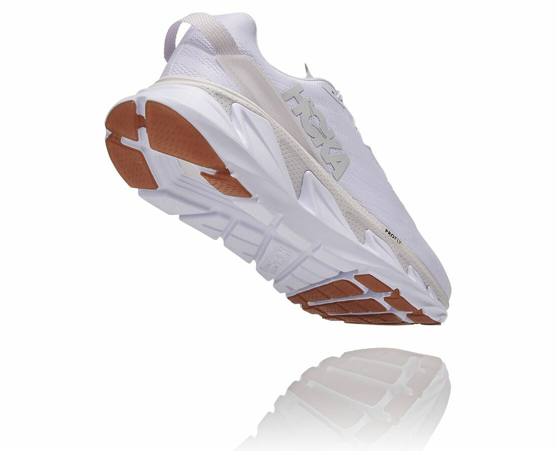 HOKA White / Nimbus Cloud - All Gender Elevon 2