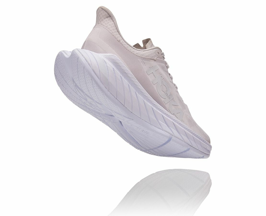 HOKA Nimbus Cloud / White - All Gender Carbon X 2
