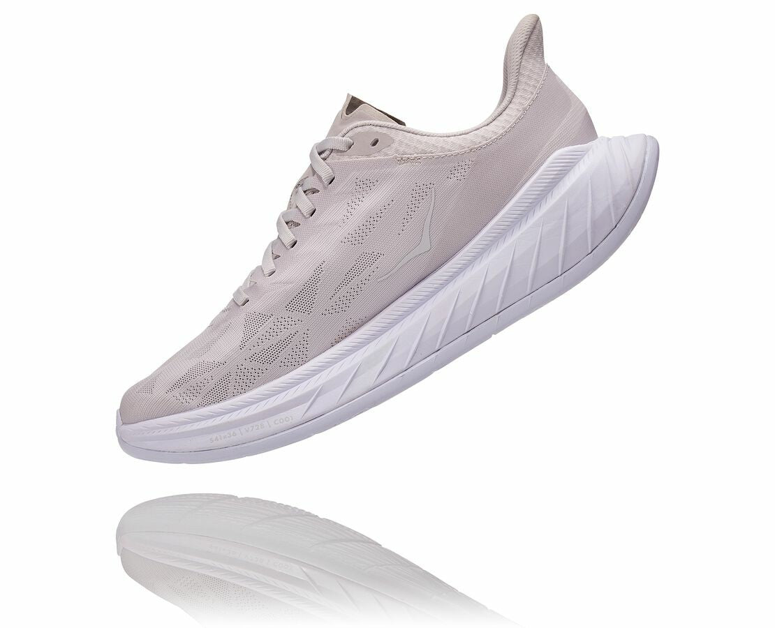 HOKA Nimbus Cloud / White - All Gender Carbon X 2