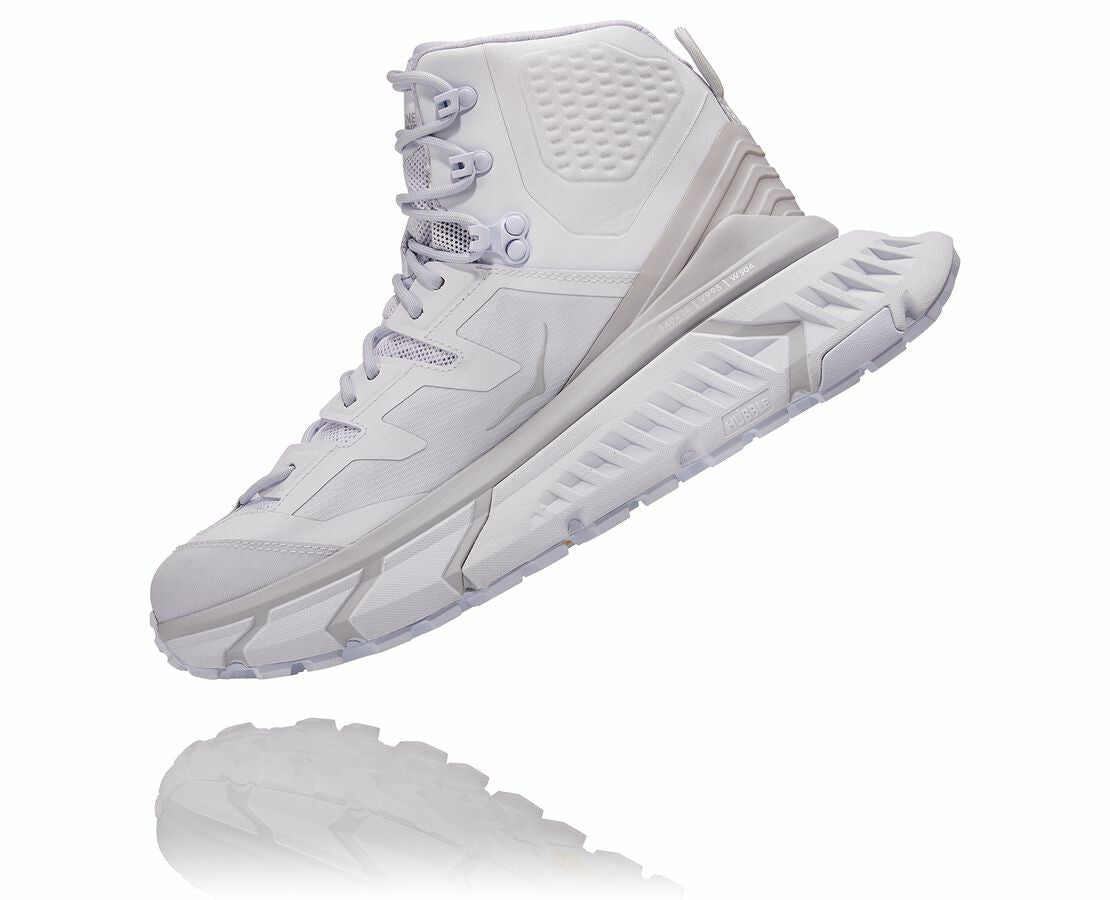 HOKA White / Nimbus Cloud - All Gender TenNine Hike GORE-TEX