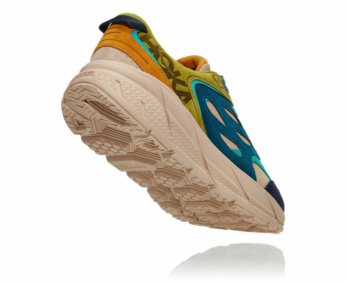 HOKA Multi / Shifting Sand - Unisex Clifton L Suede