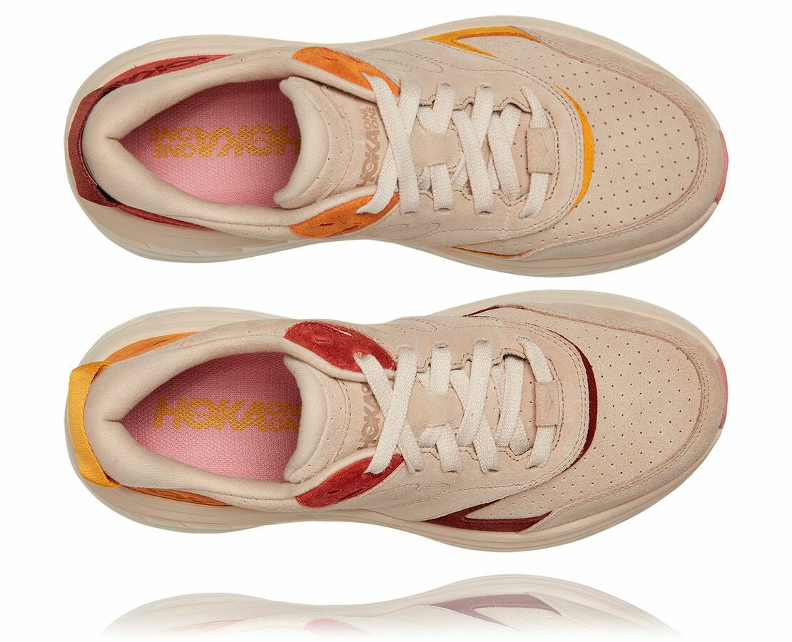 HOKA Shifting Sand / Multi - Unisex Bondi L Suede