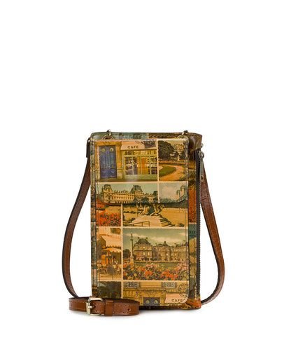 Patricia Nash Chiavella Phone Crossbody - Postcards From Paris