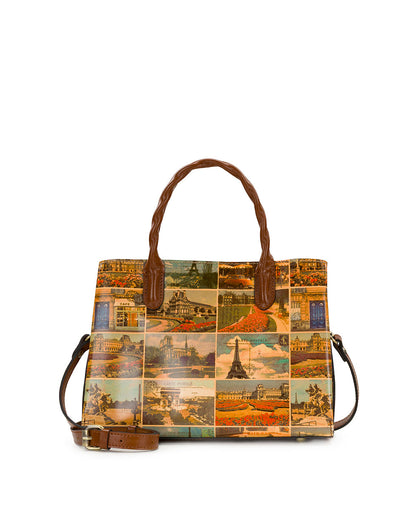 Patricia Nash Genovese Satchel - Postcards From Paris
