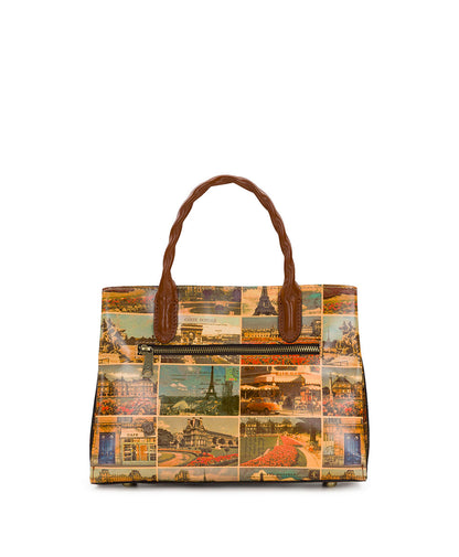 Patricia Nash Genovese Satchel - Postcards From Paris