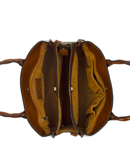 Patricia Nash Genovese Satchel - Postcards From Paris