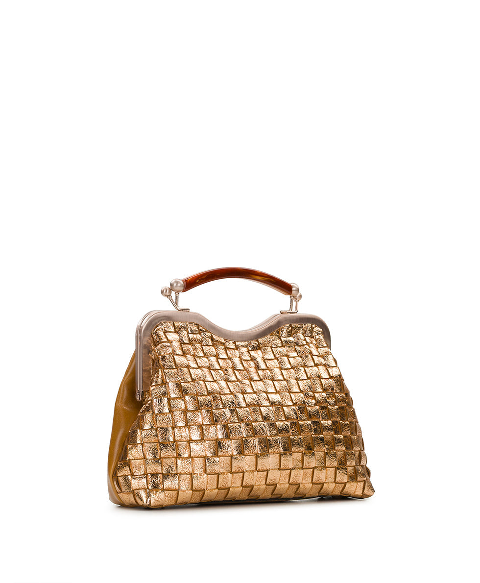 Patricia Nash Maryse Frame - Vintage Distressed Metallic Woven