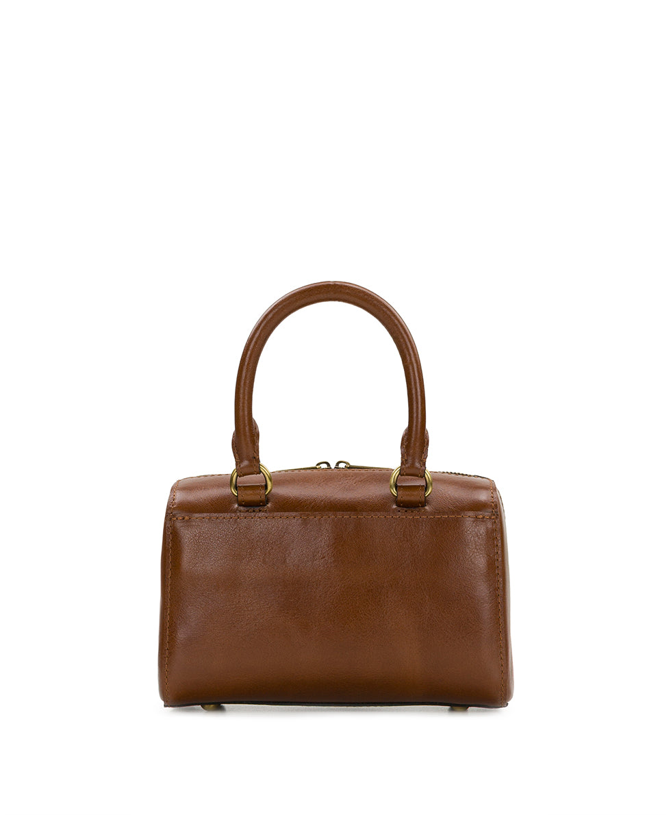 Patricia Nash Rodez Satchel with Scarf - Vintage Distressed