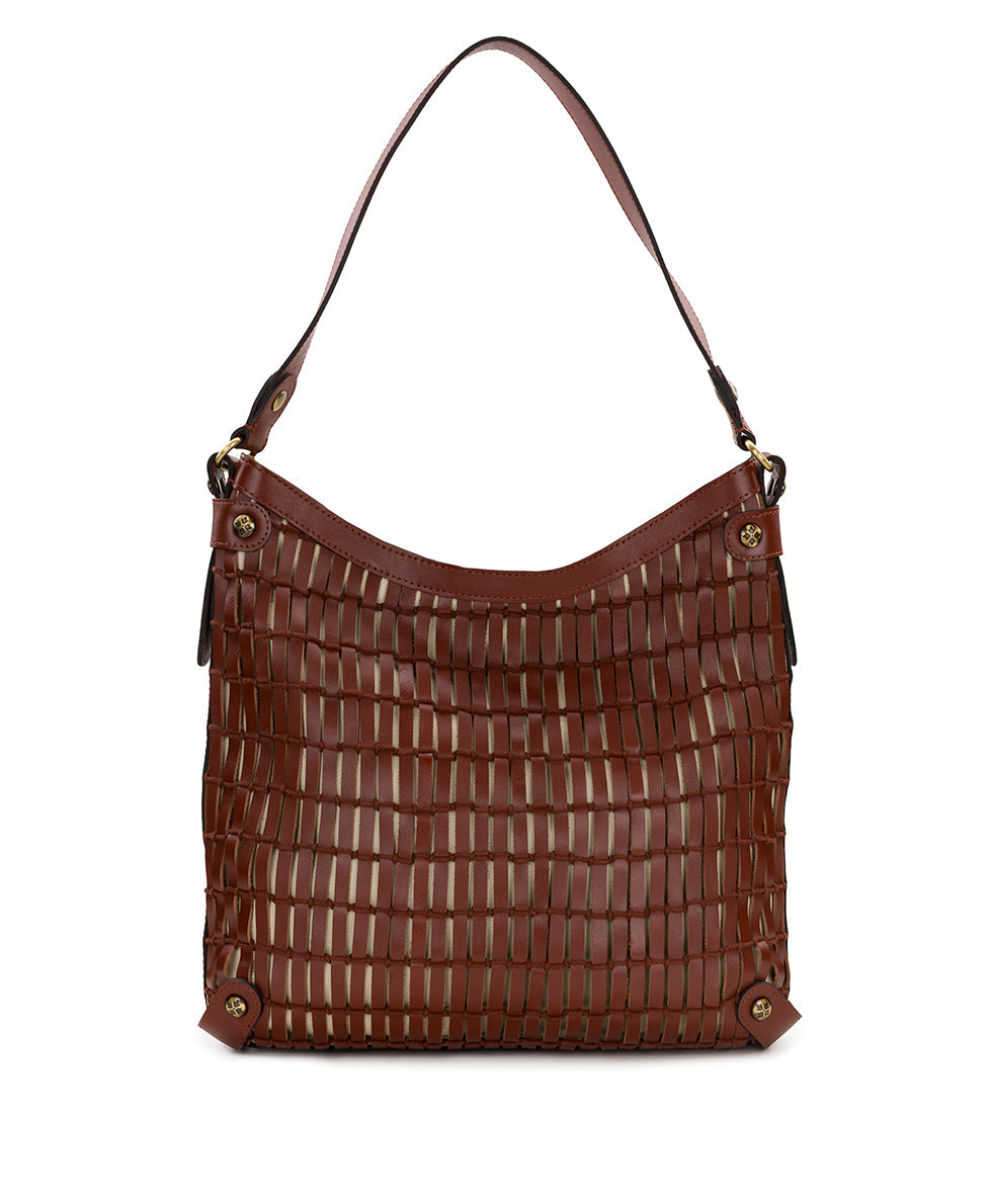 Patricia Nash Lyana Slouchy Shoulder Bag - Specialty Woven Leather