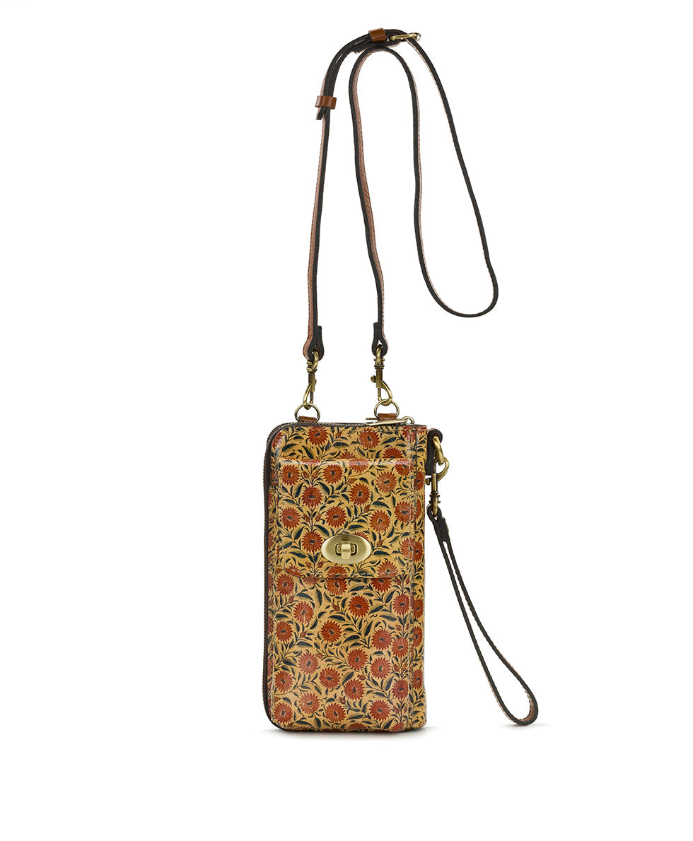 Patricia Nash Avery Phone Crossbody | Scandi Antique | Scandi Antique O...