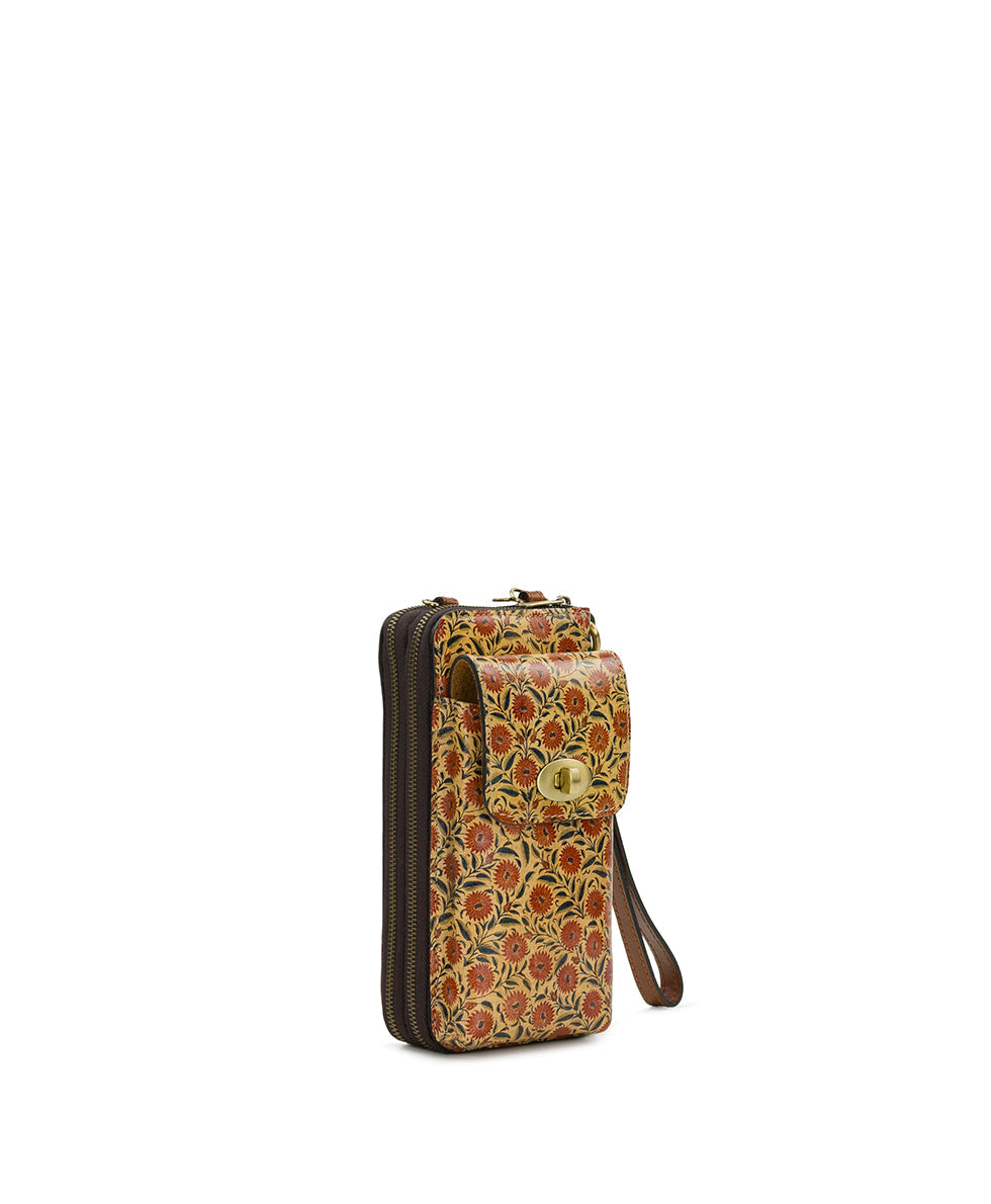 Patricia Nash Avery Phone Crossbody | Scandi Antique | Scandi Antique O...