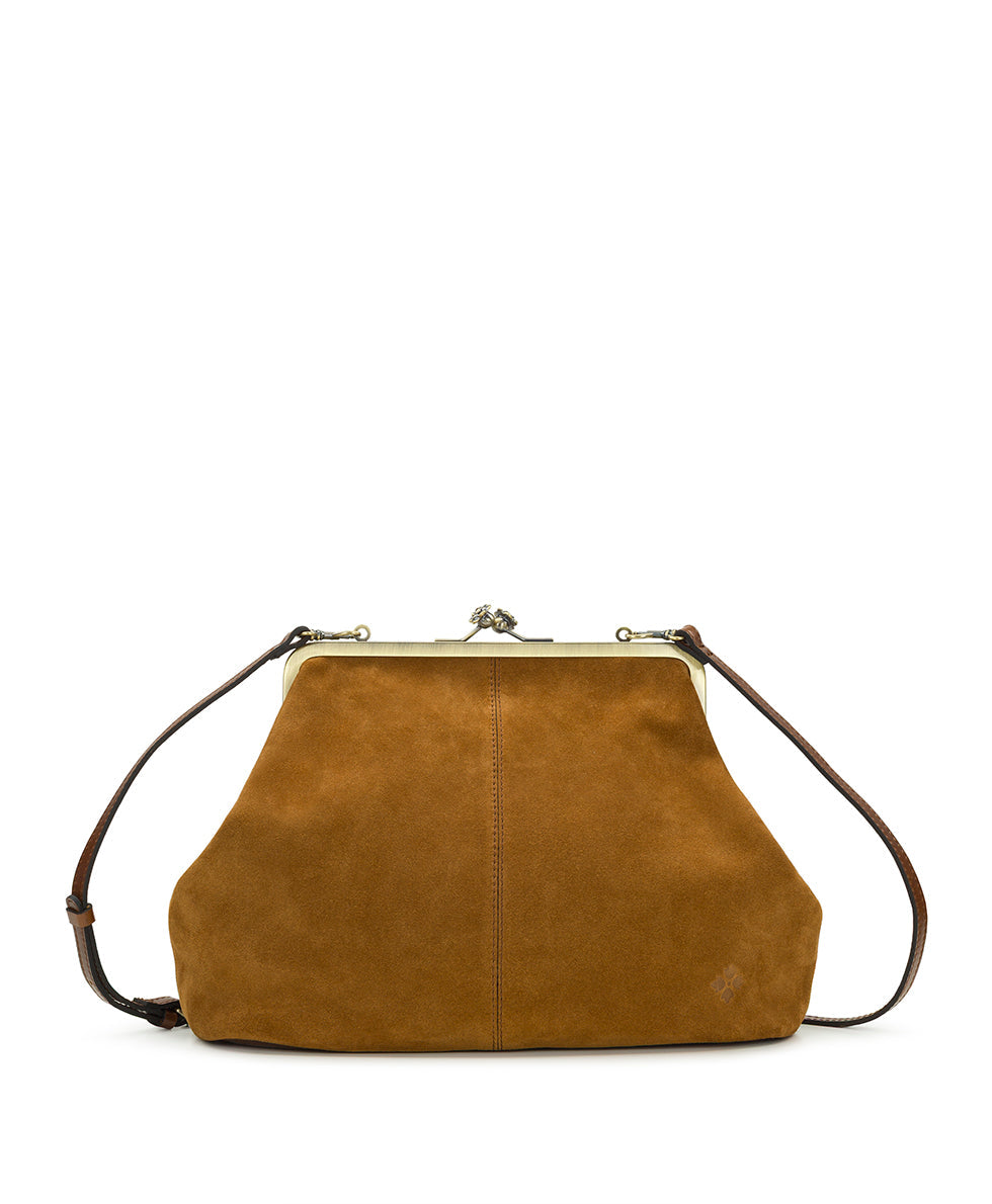 Patricia Nash Vivienne Frame | Suede Leather | Cognac | Patricia Nash