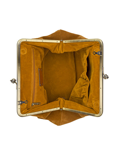 Patricia Nash Vivienne Frame | Suede Leather | Cognac | Patricia Nash