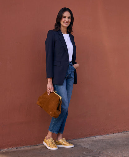 Patricia Nash Vivienne Frame | Suede Leather | Cognac | Patricia Nash