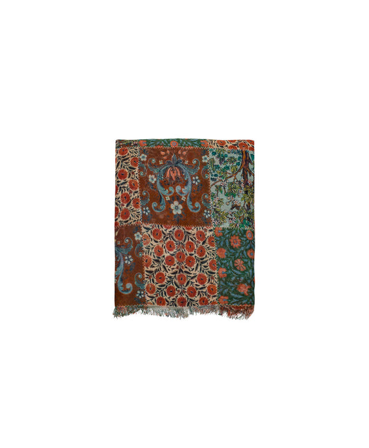 Patricia Nash Scarf | Nordic Patchwork Print | Nordic Patchwork