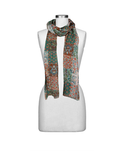 Patricia Nash Scarf | Nordic Patchwork Print | Nordic Patchwork