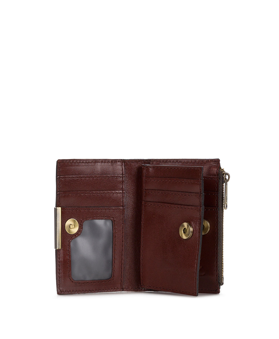Patricia Nash Busalla Wallet | Brazillian Supple Tooled | Cognac