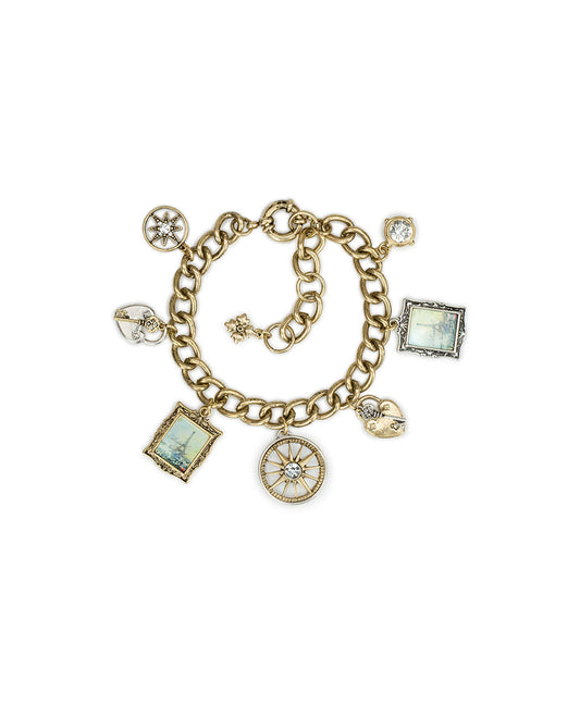 Patricia Nash Charm Bracelet- Paris Postcard