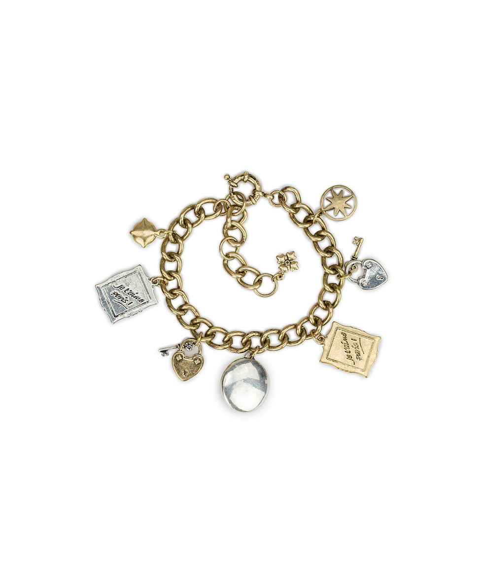 Patricia Nash Charm Bracelet- Paris Postcard