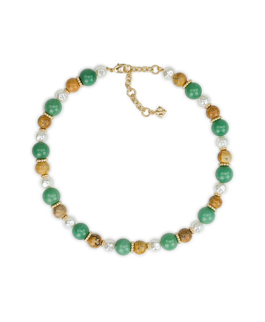 Patricia Nash Short Bead Necklace - Eclectic Bead Collection