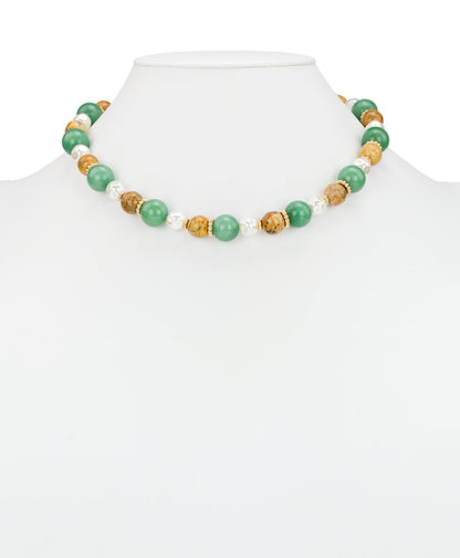 Patricia Nash Short Bead Necklace - Eclectic Bead Collection