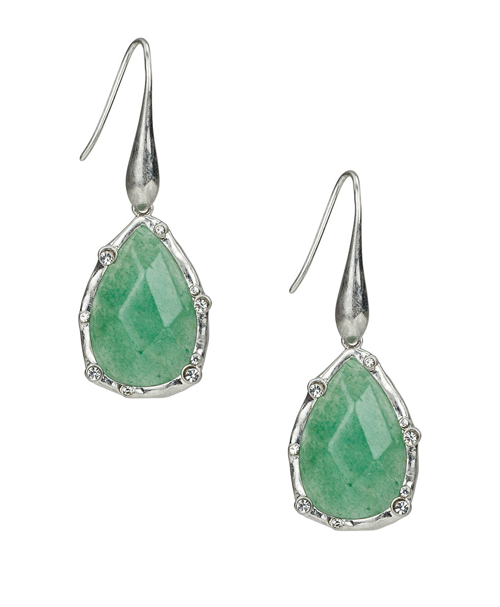 Patricia Nash Tear Drop Earrings - Semi Precious Stone Collection