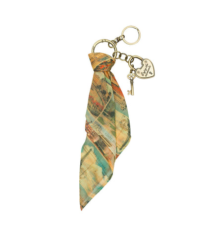 Patricia Nash Heart Lock Mini Scarf Hangoff - Postcards From Paris